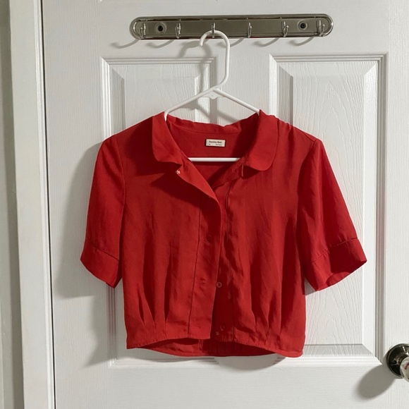 Artizia Sunday Best Sally Blouse In Flame Scarlet - Picture 1 of 6